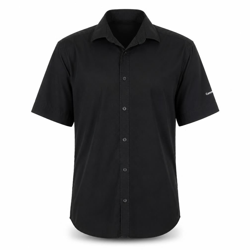 Kustom Kit Mens Black    Button-Up Size 14