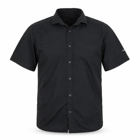 Kustom Kit Mens Black    Button-Up Size 14