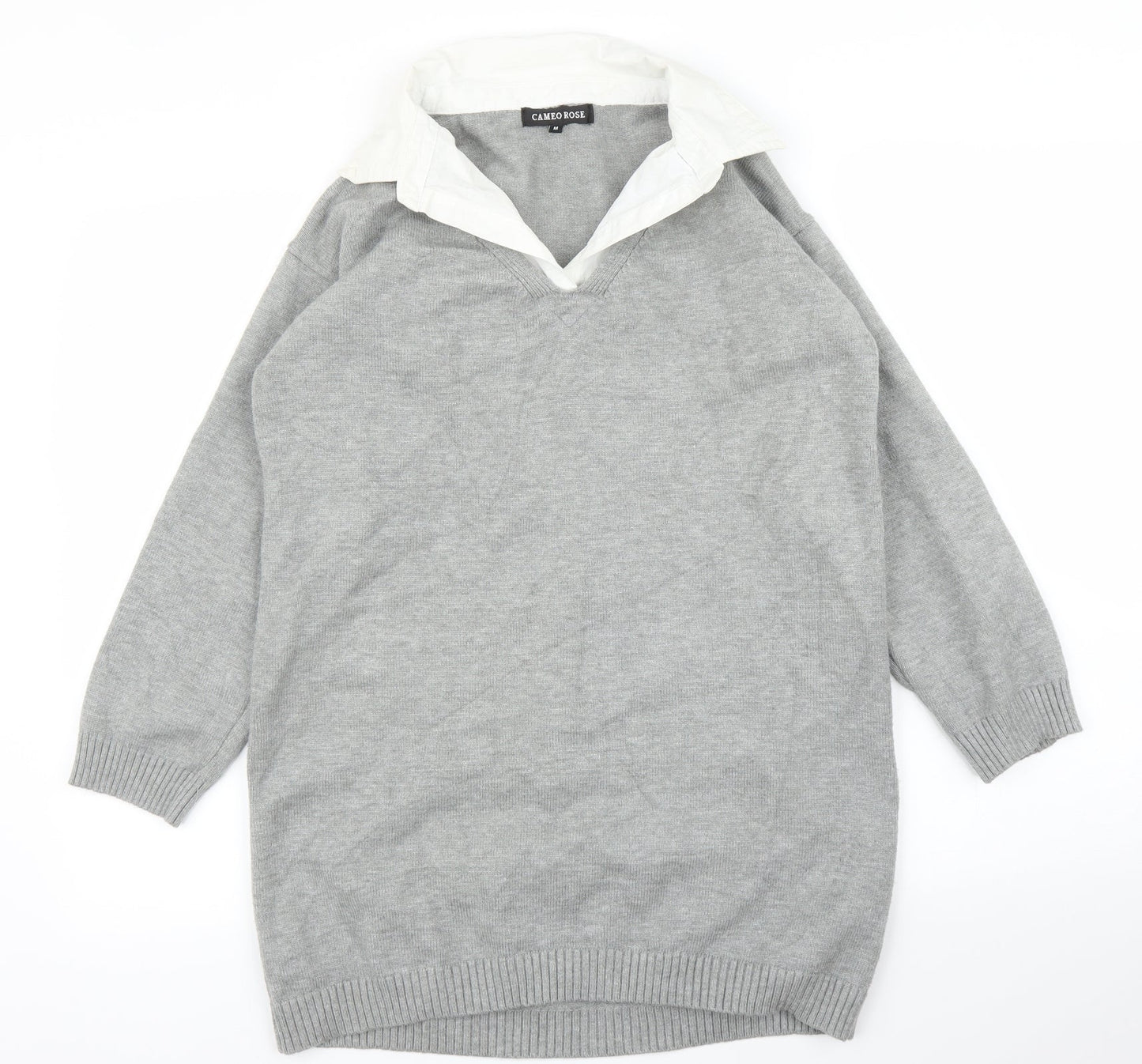 Cameo Rose Womens Grey   Tunic Jumper Size M