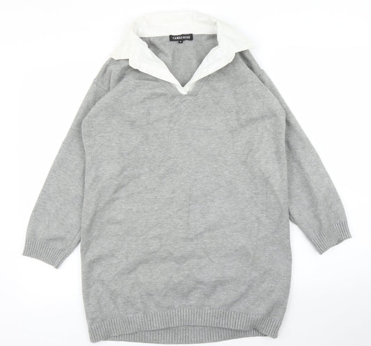 Cameo Rose Womens Grey   Tunic Jumper Size M