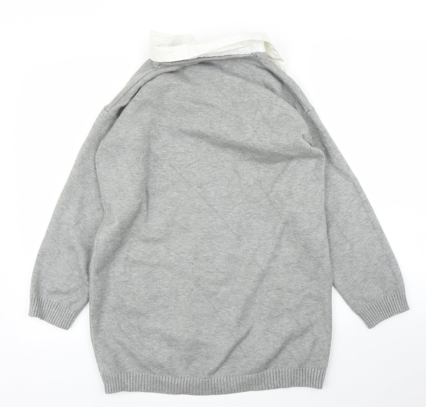 Cameo Rose Womens Grey   Tunic Jumper Size M