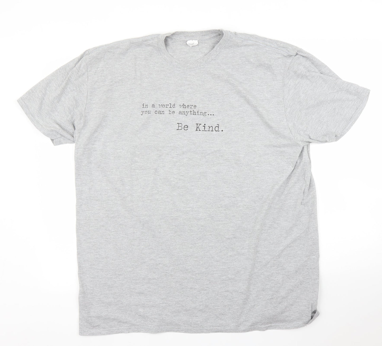 Gildan Womens Grey   Basic T-Shirt Size 2XL