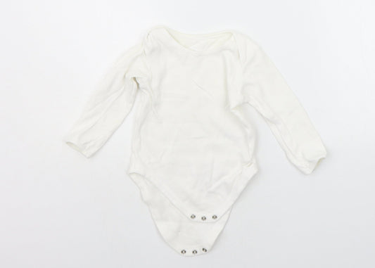 George Baby White Ikat  Babygrow One-Piece Size 12-18 Months