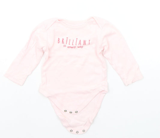 George Baby Pink   Babygrow One-Piece Size 9-12 Months
