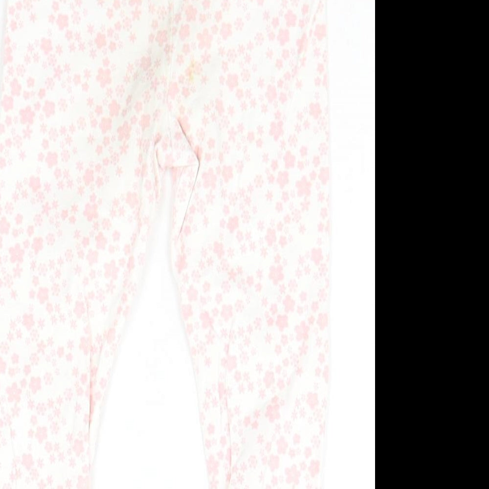 George Baby White Flecked  Jogger Trousers Size 9-12 Months