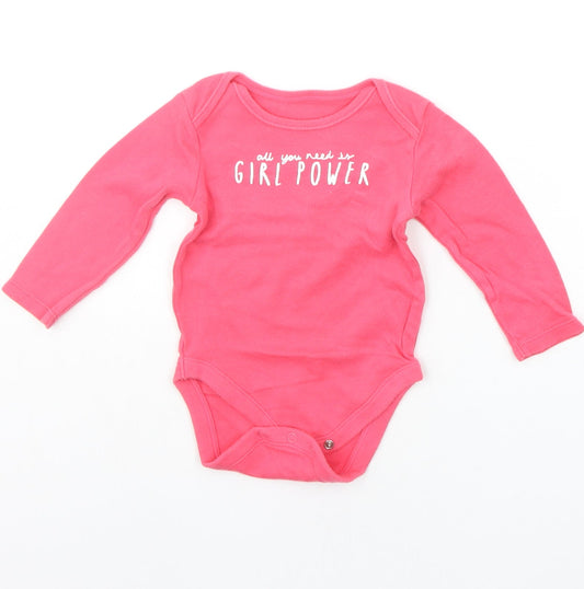George Baby Pink   Babygrow One-Piece Size 9-12 Months