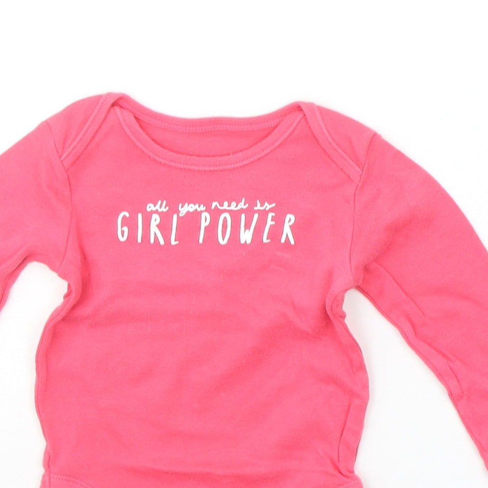 George Baby Pink   Babygrow One-Piece Size 9-12 Months