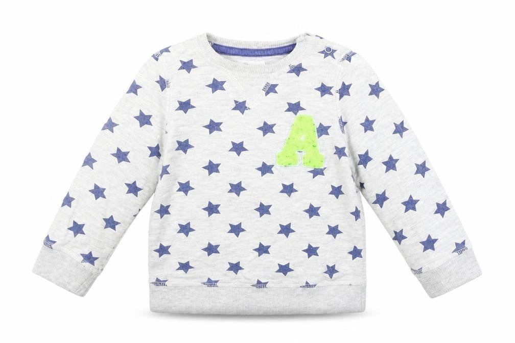 pep&CO Baby Grey Geometric  Pullover Jumper Size 18-24 Months