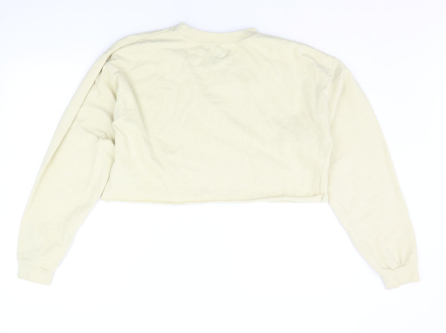 PRETTYLITTLETHING Womens Yellow   Pullover Jumper Size S