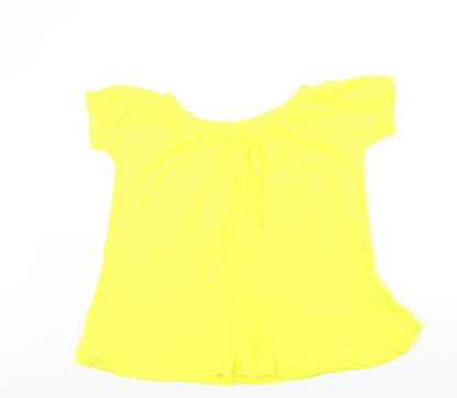 Atmosphere Womens Yellow   Basic T-Shirt Size 12