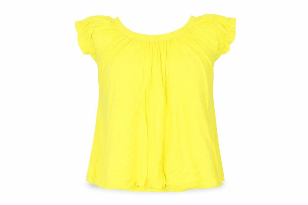Atmosphere Womens Yellow   Basic T-Shirt Size 12