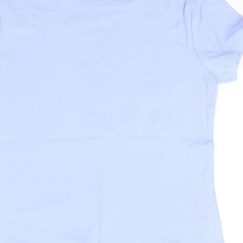 Cherokee Womens Blue   Basic T-Shirt Size 12