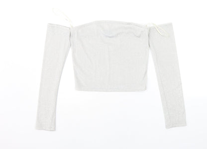 Preloved FOREVER 21 Womens Grey   Pullover Jumper Size L - Front