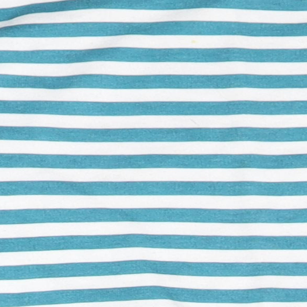 George Baby Blue Striped  Basic T-Shirt Size 3-6 Months