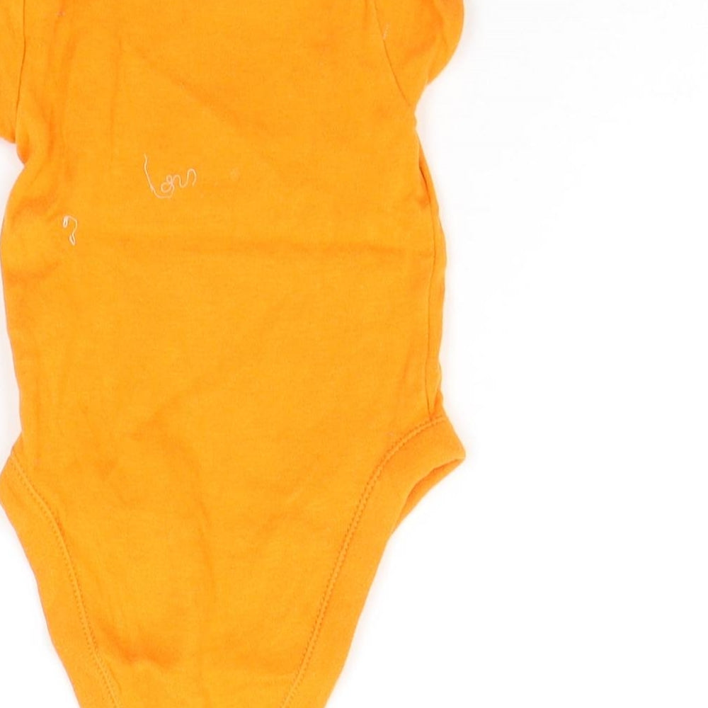 George Baby Orange   Babygrow One-Piece Size 3-6 Months