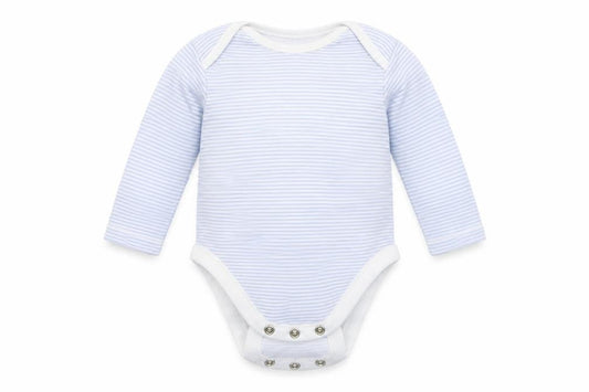 George Baby Blue Striped  Babygrow One-Piece Size 3-6 Months
