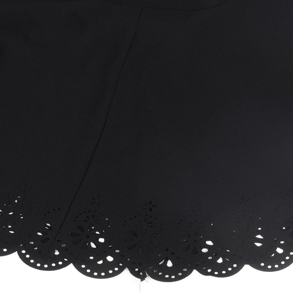 Preworn Womens Black   A-Line Skirt Size S