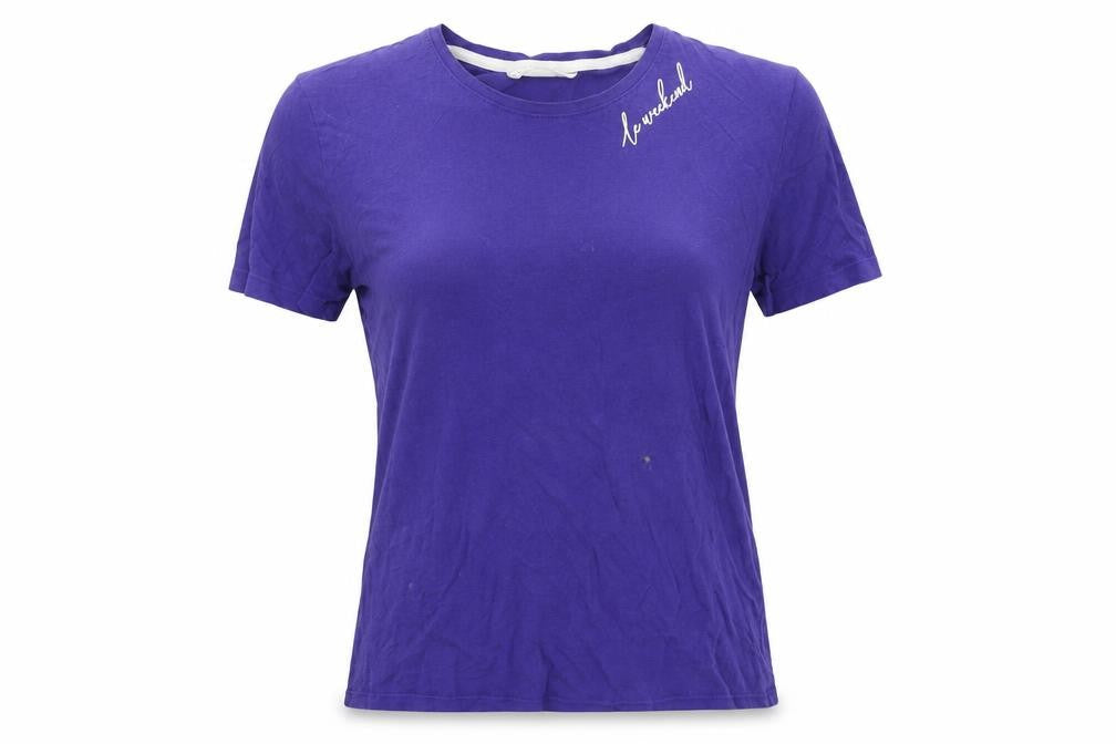 Marks & Spencer Womens Purple   Basic T-Shirt Size 8