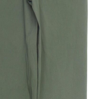Preworn Womens Green Houndstooth  Trousers  Size L L28 in