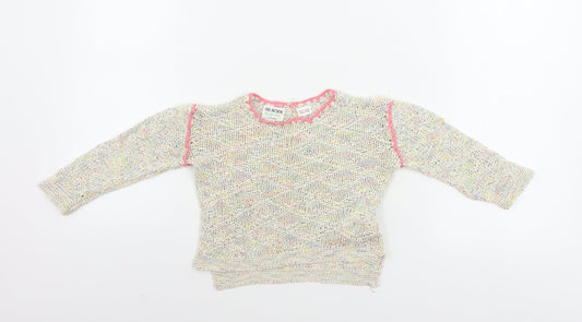 Zara Girls Beige   Pullover Jumper Size 2-3 Years