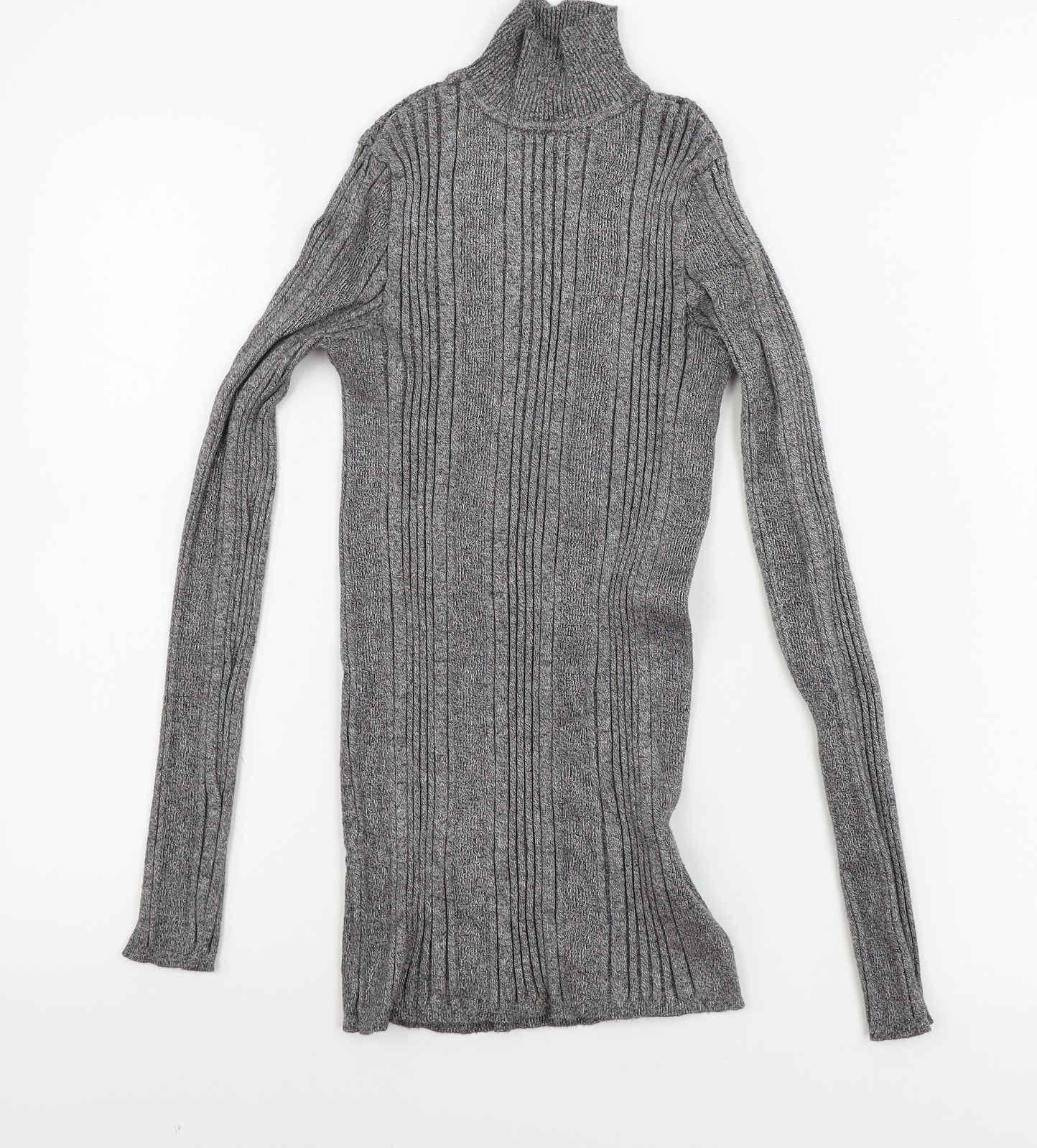 Marks and Spencer  Womens Grey   Henley Jumper Size 8