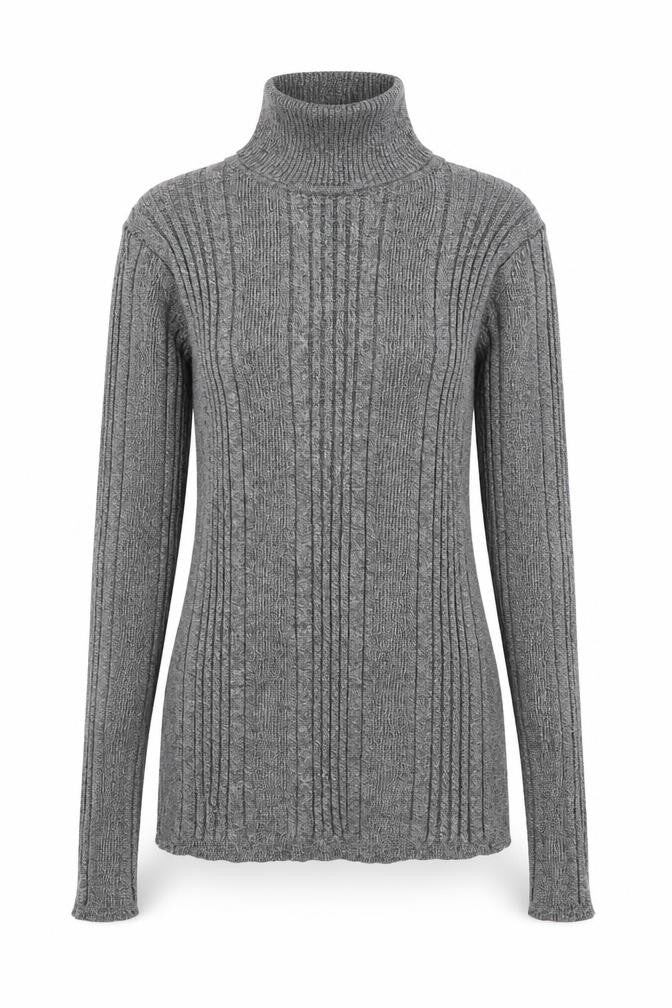 Marks & Spencer  Womens Grey   Henley Jumper Size 8