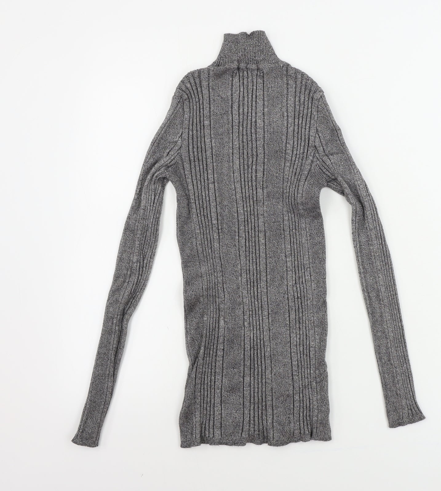 Marks and Spencer  Womens Grey   Henley Jumper Size 8