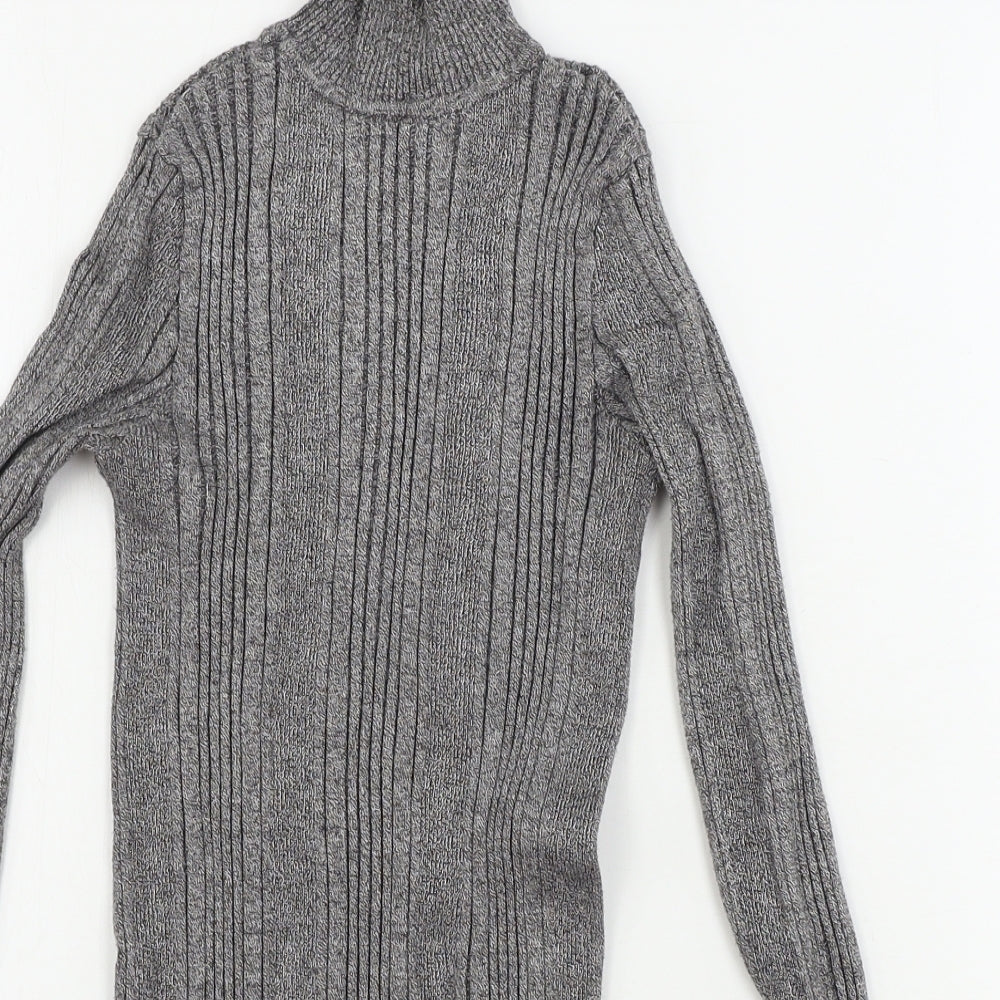 Marks and Spencer  Womens Grey   Henley Jumper Size 8