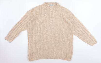 Marks & Spencer  Womens Beige   Pullover Jumper Size 10