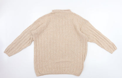 Marks & Spencer  Womens Beige   Pullover Jumper Size 10