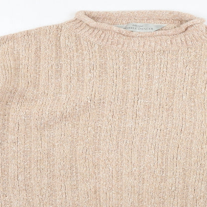 Marks & Spencer  Womens Beige   Pullover Jumper Size 10