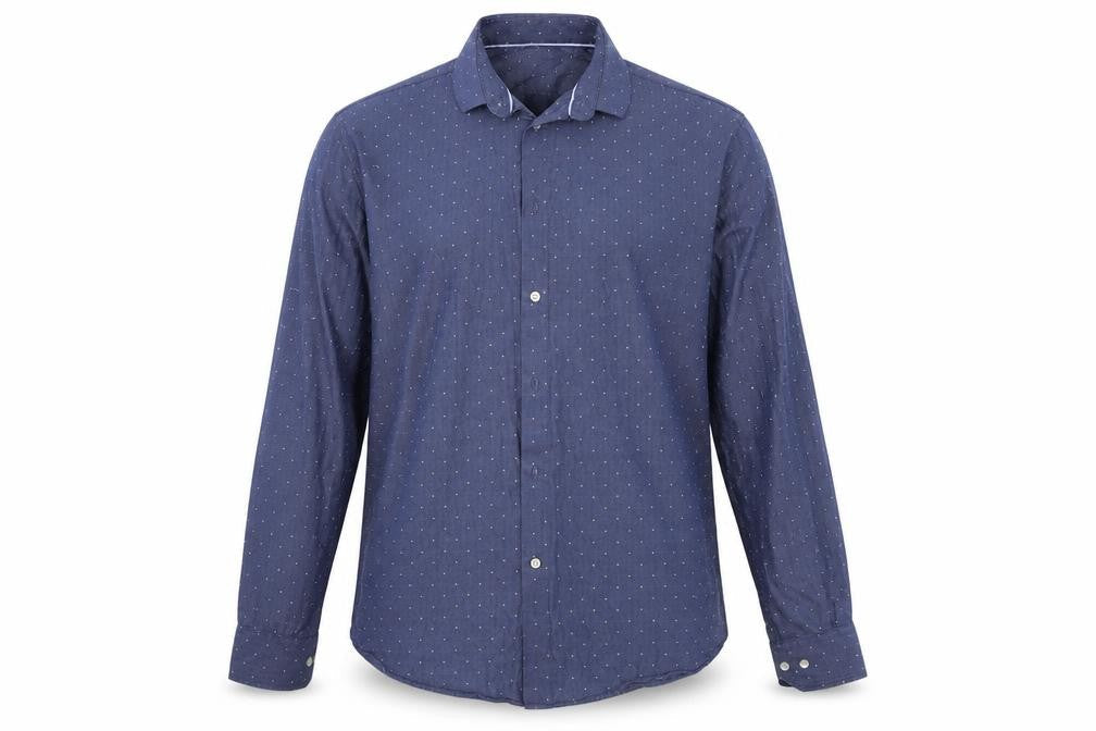French Connection  Mens Blue    Button-Up Size 16