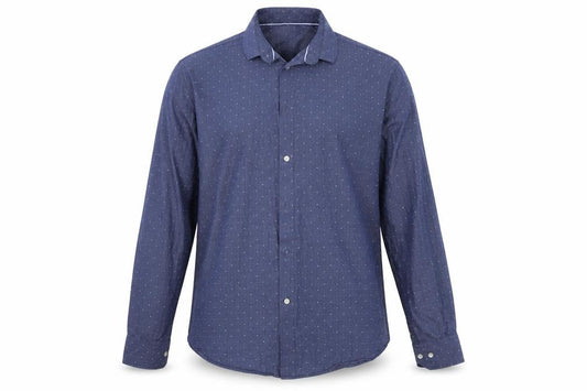 French Connection  Mens Blue    Button-Up Size 16