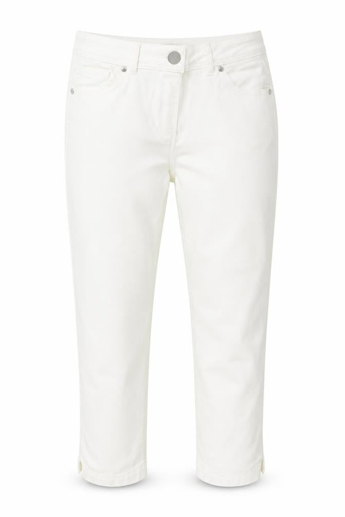 M&Co Womens Ivory   Trousers  Size 12 L20 in