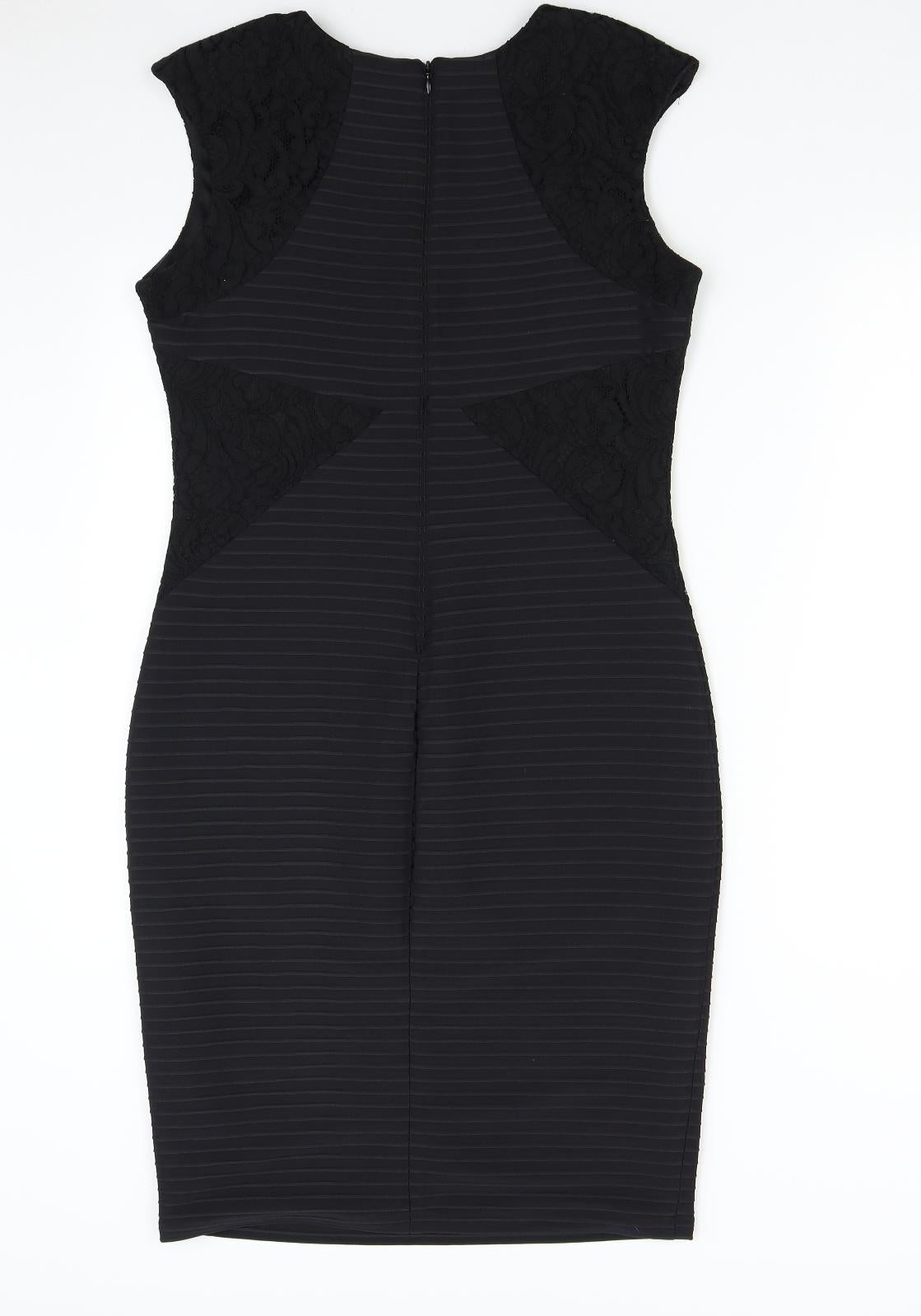 M&Co Womens Black   Shift  Size 12