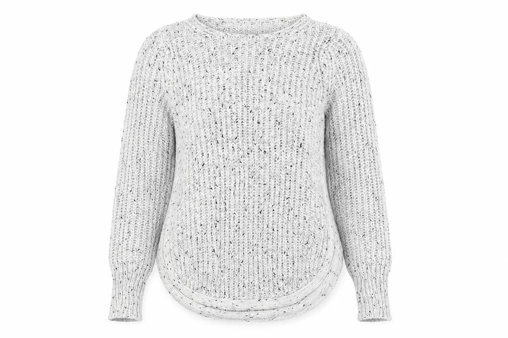 Stella Womens Grey  Knit Pullover Jumper Size 8