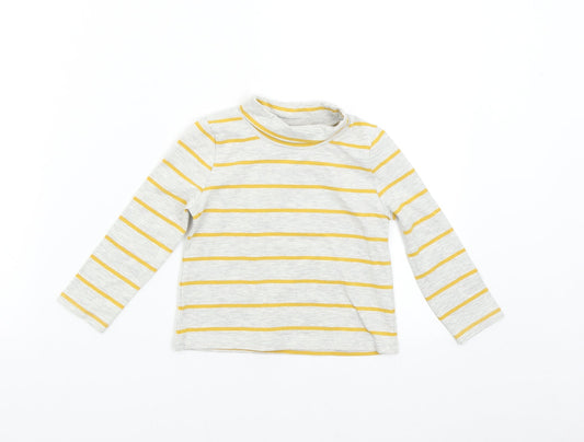 TU Baby Grey Striped  Basic T-Shirt Size 18-24 Months