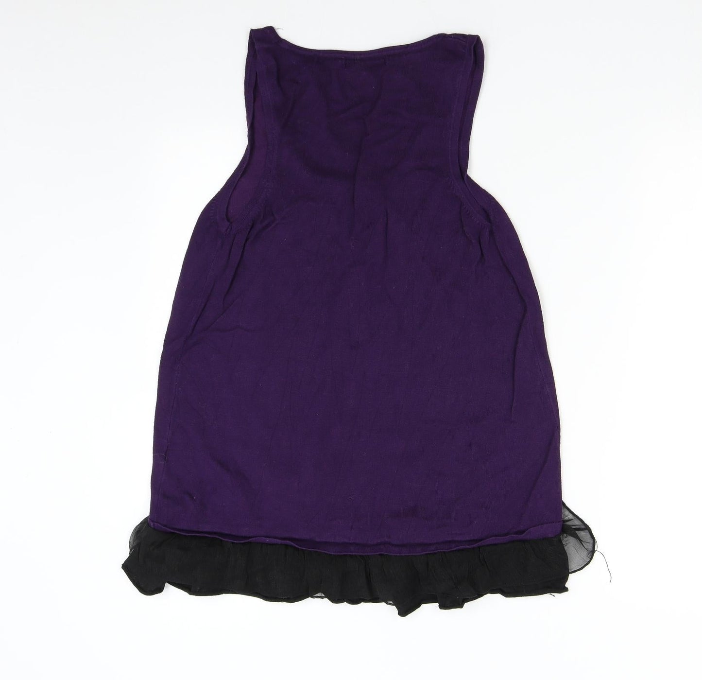 Tsega Womens Purple  Knit Tunic Tank Size M