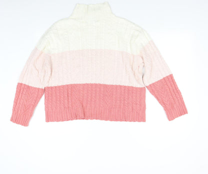 Marks & Spencer Womens Multicoloured  Knit Pullover Jumper Size M