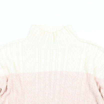 Marks & Spencer Womens Multicoloured  Knit Pullover Jumper Size M