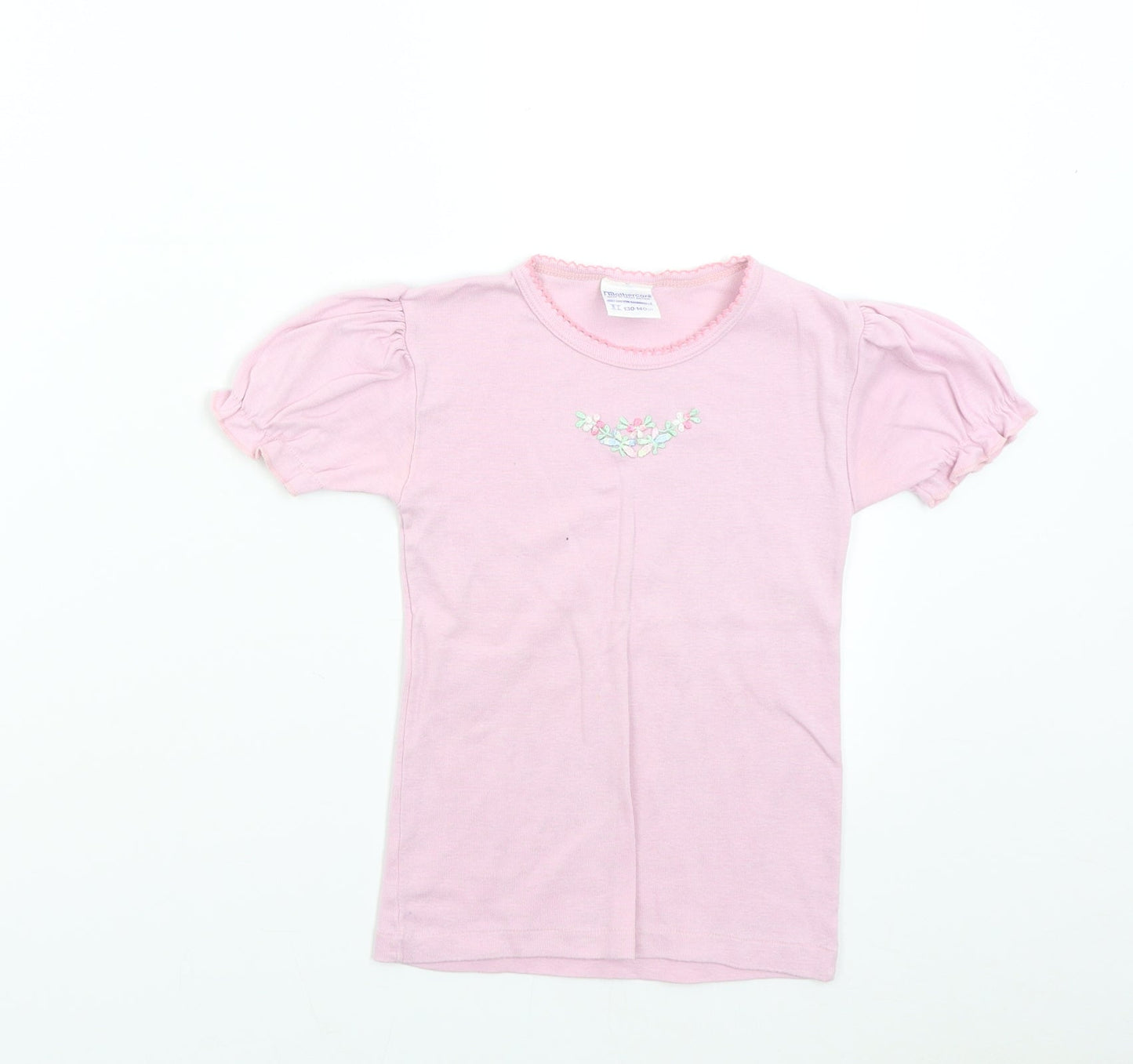 Mothercare Girls Pink   Basic T-Shirt Size 8 Years