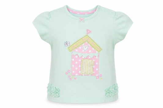 George Baby Green   Basic T-Shirt Size 9-12 Months  - Beach Hut