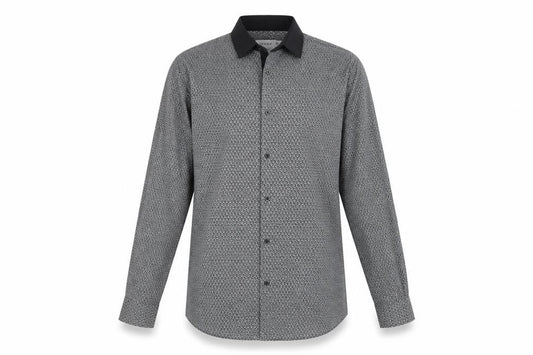 Primark Mens Grey    Button-Up Size M