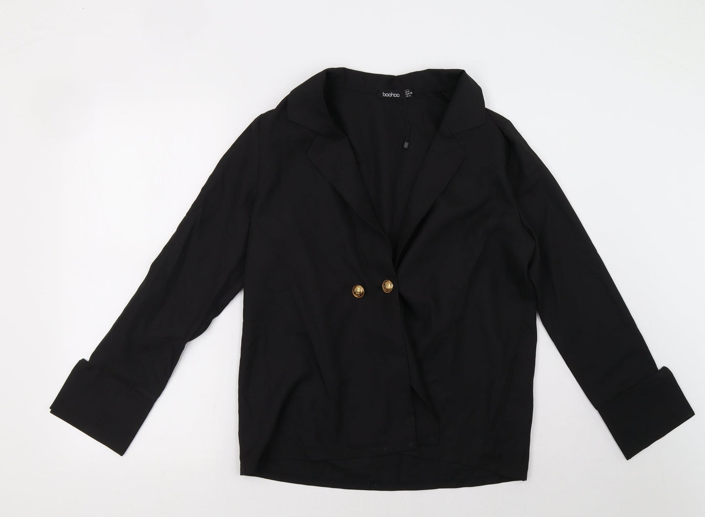Boohoo Womens Black   Jacket  Size 8