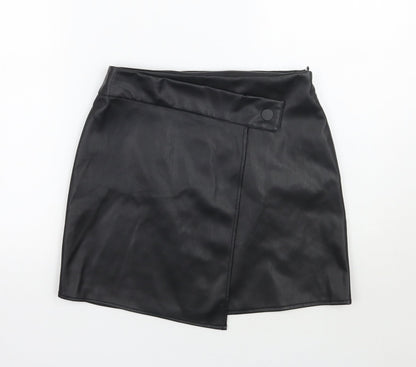 Preloved Primark Womens Black   A-Line Skirt Size 8 - Front