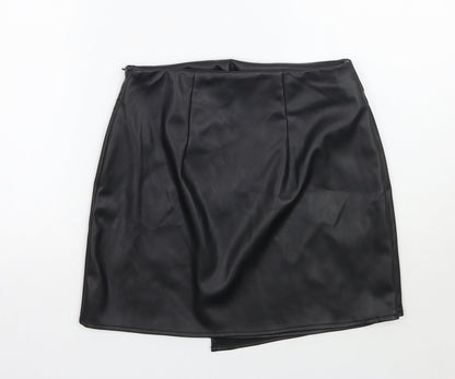Preloved Primark Womens Black   A-Line Skirt Size 8 - Back