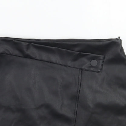 Preloved Primark Womens Black   A-Line Skirt Size 8 - Detail