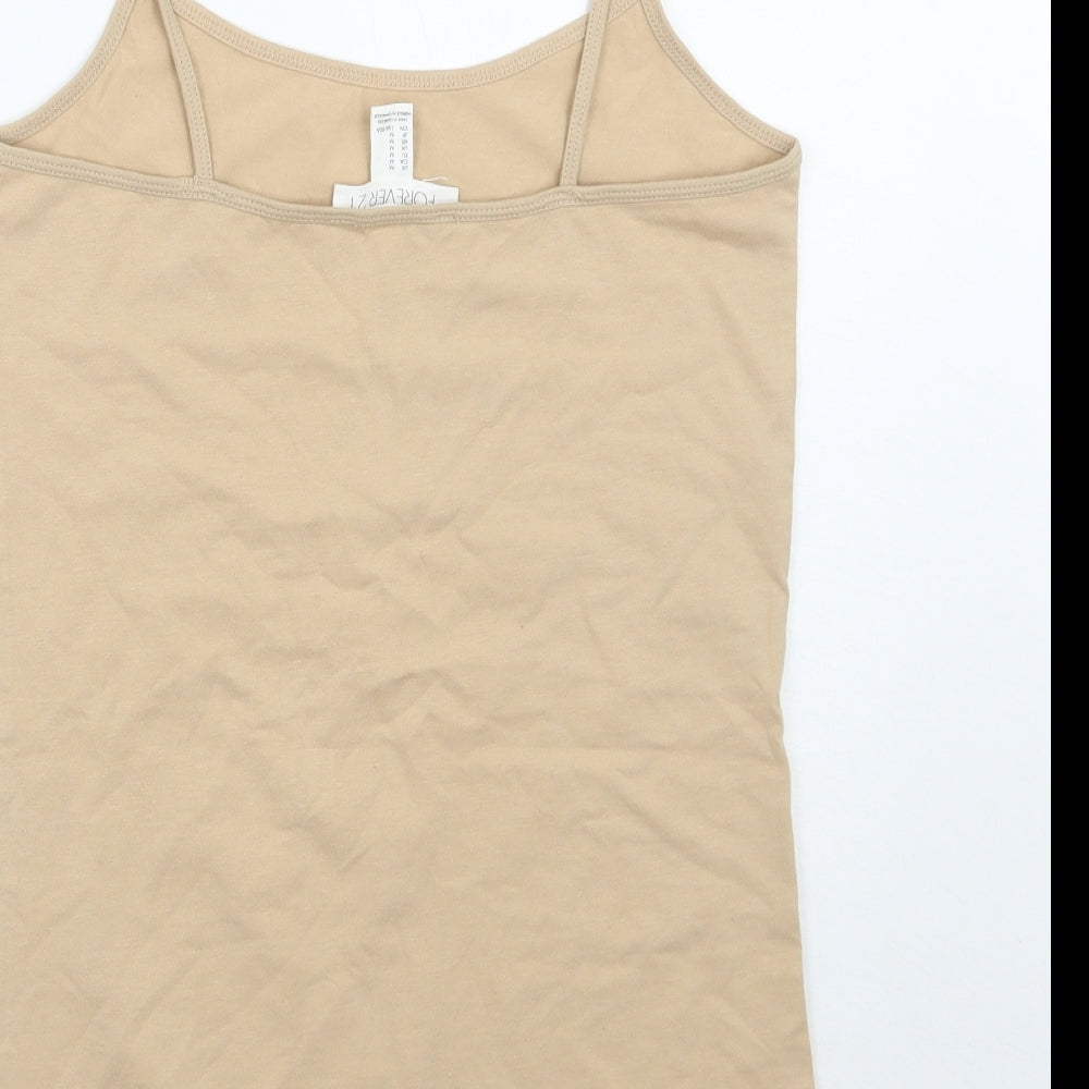 Forever21 Womens Beige   Basic Tank Size M