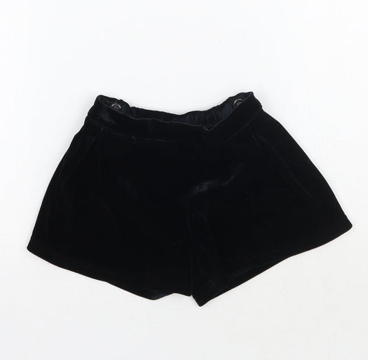 Marks and Spencer Girls Black   Sailor Shorts Size 2-3 Years