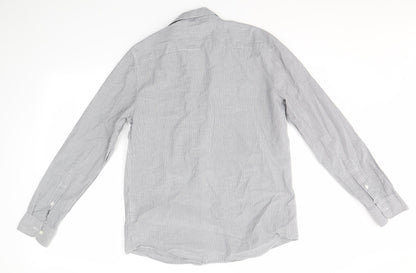 Preloved Jack Wills Womens Grey   Basic Button-Up Size XS - Back